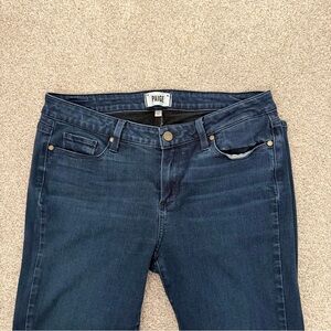 PAIGE‎ Women’s Verdugo Ankle Skinny Mid Rise Kanika Dk Blue Denim Jeans Size 32